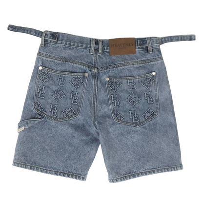 Saint Tears Denim Shorts