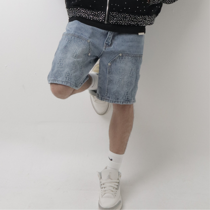 Saint Tears Denim Shorts