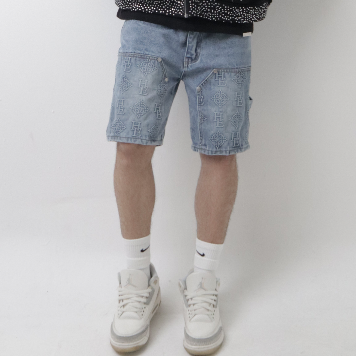 Saint Tears Denim Shorts