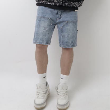 Saint Tears Denim Shorts