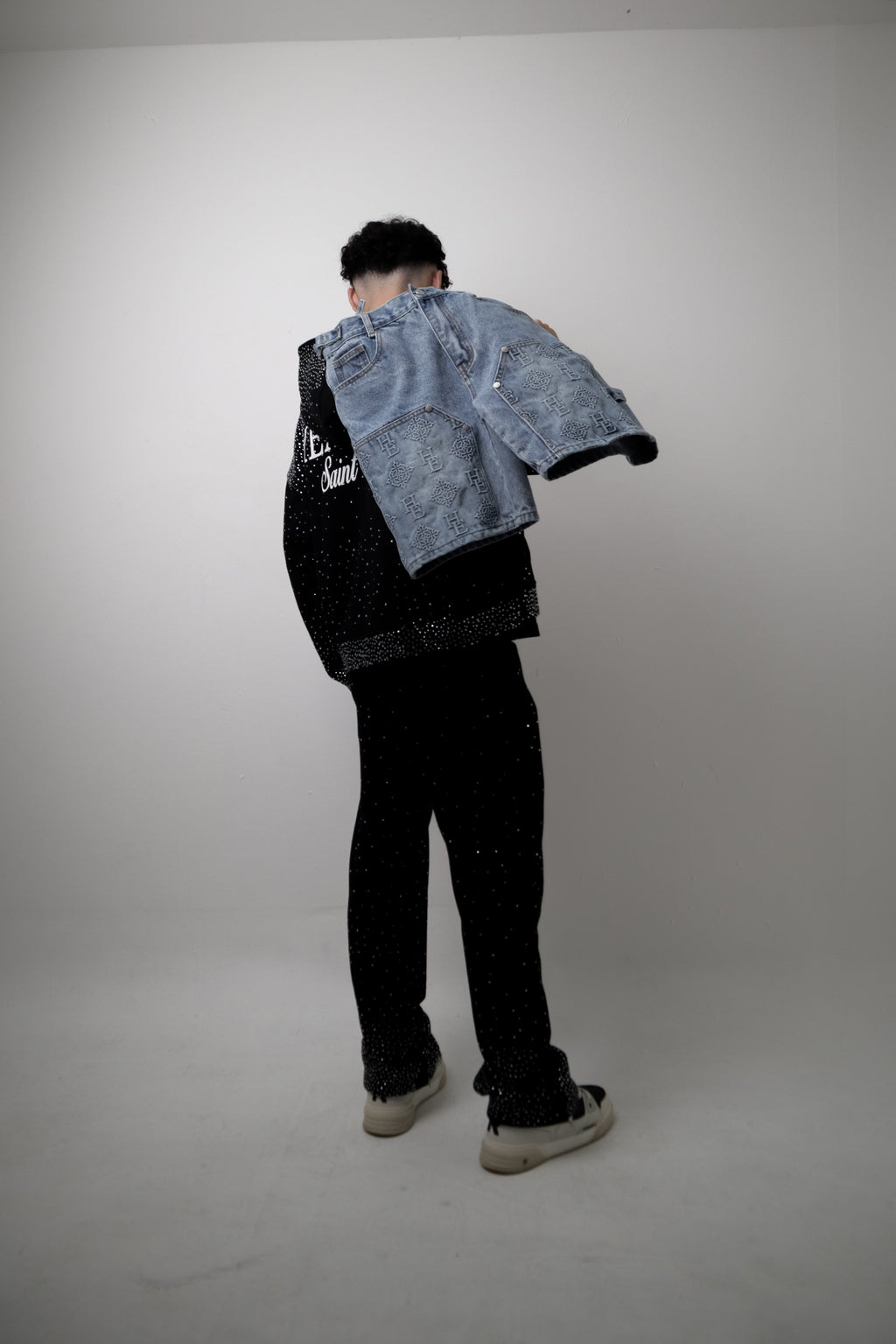 Saint Tears Denim Shorts