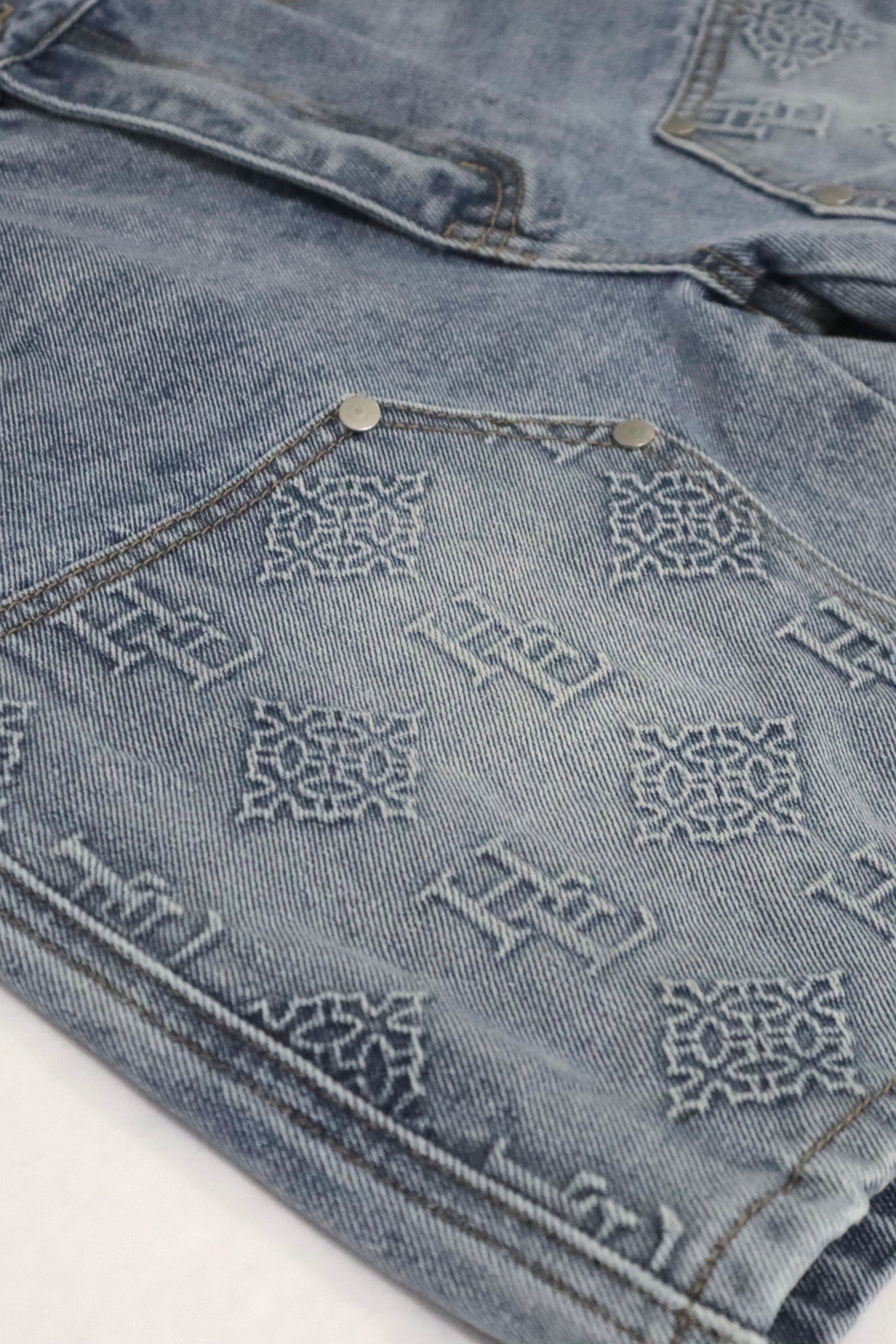 Saint Tears Denim Shorts
