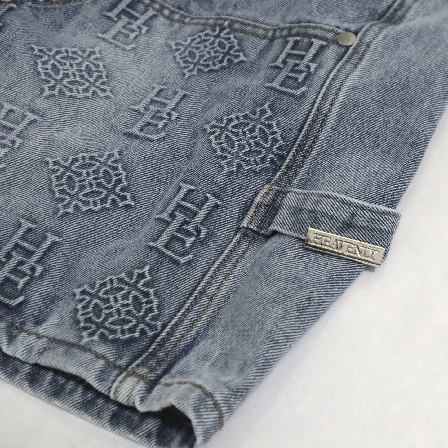 Saint Tears Denim Shorts